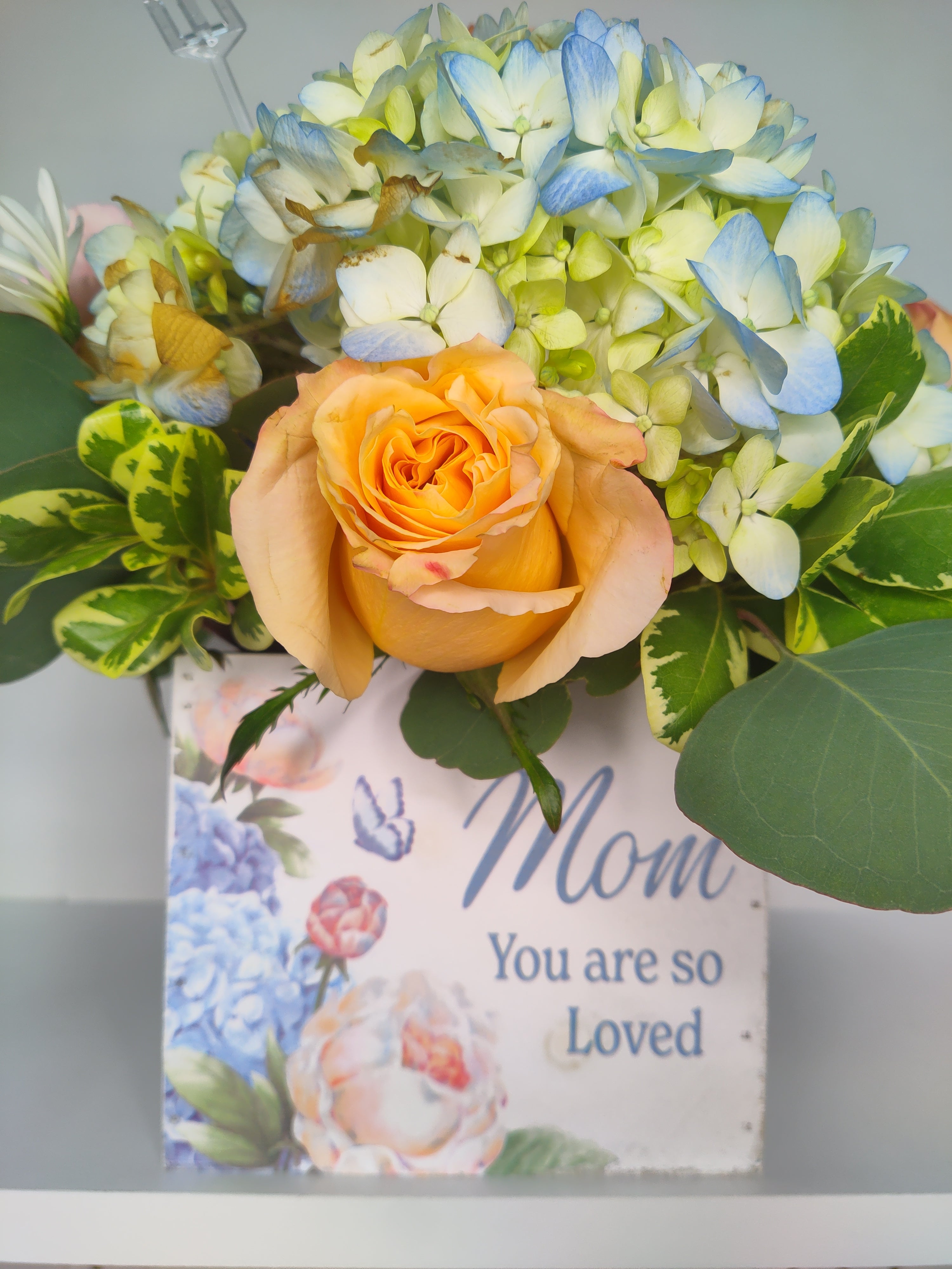Mom you are so loved... Floral planter Arrangement |Mother's Day