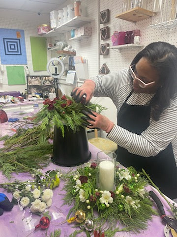 DIY Mini Wreath Centerpiece Workshop (Multiple Dates)