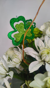 Lucky Leprechaun | St. Patrick's Day | Green & White Bouquet