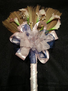 Blushing Bride Wedding Broom