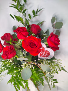 "All my LOVE" - Dozen Red Roses - Valentine's Day Special