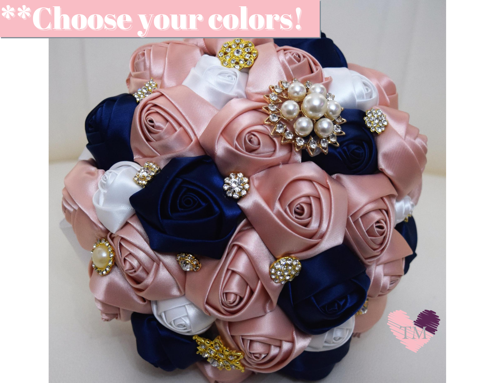 Place your order, eveeything is customizable from the color rosses to