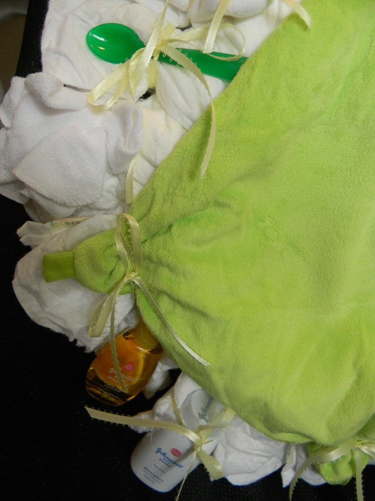 Froggie Diaper Wreath