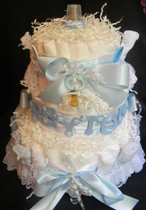 Little Sailor Boy Baby Diaper Cake Baby Gift Made by Silly Phillie
