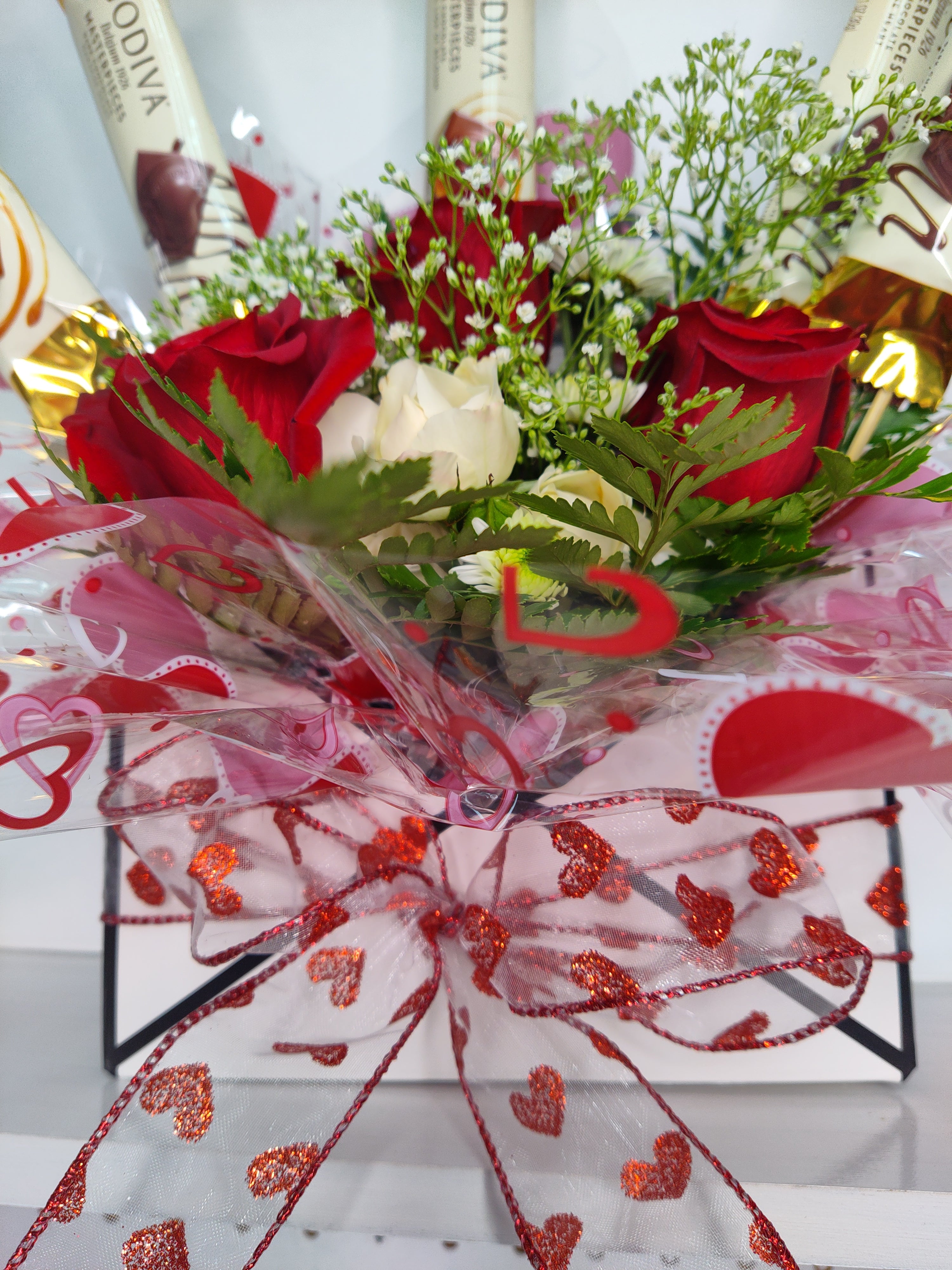 "Special Delivery!" Floral Bouquet | Godiva Chocolate Gift Set