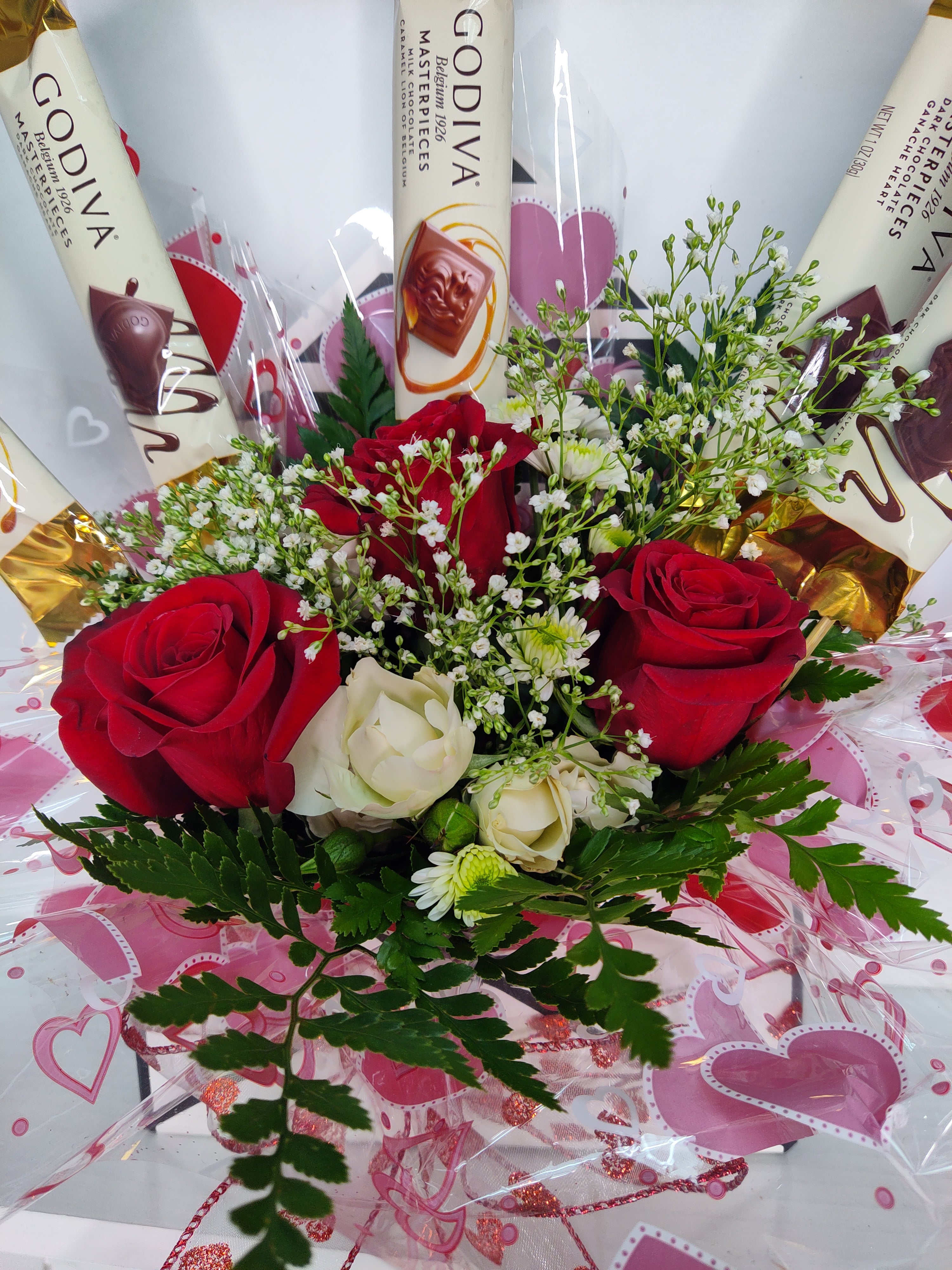"Special Delivery!" Floral Bouquet | Godiva Chocolate Gift Set